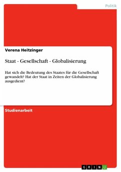Cover Staat - Gesellschaft - Globalisierung (eBook, ePUB)