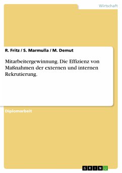 Mitarbeitergewinnung. Die Effizienz von Maßnahmen der externen und internen Rekrutierung. (eBook, PDF) - Fritz, R.; Marmulla, S.; Demut, M.