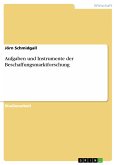 Aufgaben und Instrumente der Beschaffungsmarktforschung (eBook, PDF)