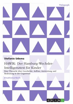 HAWIK: Der Hamburg-Wechsler-Intelligenztest für Kinder (eBook, PDF) - Udema, Stefanie