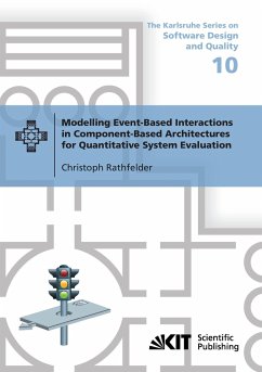 Modelling Event-Based Interactions in Component-Based Architectures for Quantitative System Evaluation