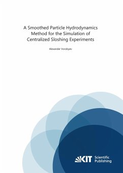 A Smoothed Particle Hydrodynamics Method for the Simulation of Centralized Sloshing Experiments