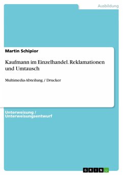 Kaufmann im Einzelhandel - Reklamationen und Umtausch (eBook, ePUB)