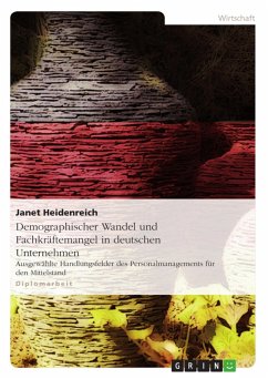 Cover Demographischer Wandel und Fachkräftemangel in deutschen Unternehmen (eBook, ePUB)