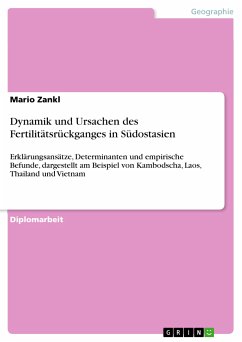 Dynamik und Ursachen des Fertilitätsrückganges in Südostasien (eBook, PDF) - Zankl, Mario