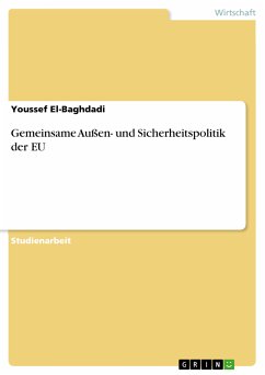 Gemeinsame Außen- und Sicherheitspolitik der EU (eBook, PDF) - El-Baghdadi, Youssef