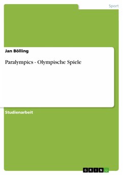 Paralympics - Olympische Spiele (eBook, PDF) - Bölling, Jan