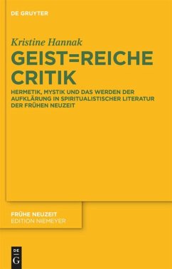 Geist=reiche Critik - Hannak, Kristine