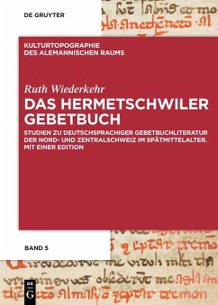 Das Hermetschwiler Gebetbuch - Wiederkehr, Ruth