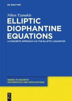 Elliptic Diophantine Equations - Tzanakis, Nikos