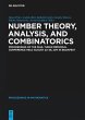Number Theory, Analysis, and... - Bild 1
