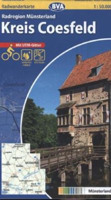 Cover BVA Radwanderkarte Radregion Münsterland, Kreis Coesfeld