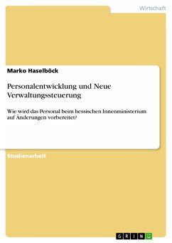 Personalentwicklung und Neue Verwaltungssteuerung (eBook, PDF)