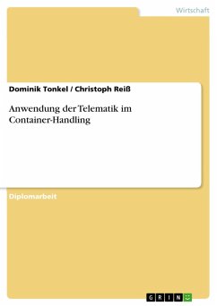 Cover Anwendung der Telematik im Container-Handling (eBook, PDF)