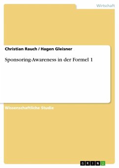 Sponsoring-Awareness in der Formel 1 (eBook, ePUB) - Rauch, Christian; Hagen Gleisner