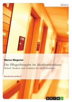 Cover Die Pflegeübergabe im Akutkrankenhaus (eBook, ePUB)