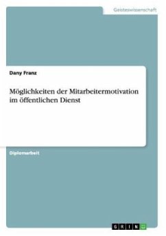Möglichkeiten der Mitarbeitermotivation im öffentlichen Dienst - Franz, Dany