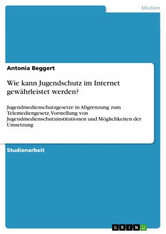 Wie kann Jugendschutz im Internet gewährleistet werden? (eBook, PDF) - Beggert, Antonia
