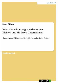 Internationalisierung von deutschen Kleinen und Mittleren Unternehmen (eBook, PDF)