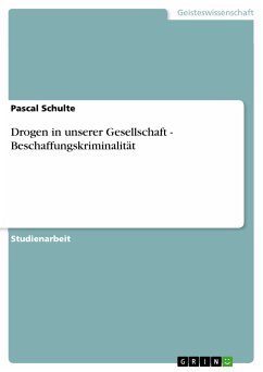 Drogen in unserer Gesellschaft - Beschaffungskriminalität (eBook, PDF)