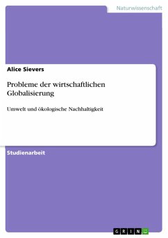 Probleme der wirtschaftlichen Globalisierung (eBook, PDF)