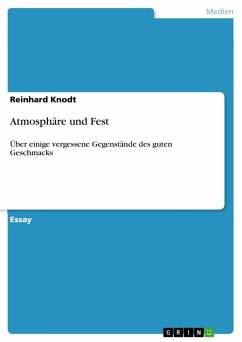 Atmosphäre und Fest (eBook, ePUB) - Knodt, Reinhard