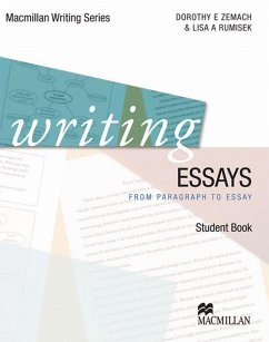 Writing Essays. Student's Book - Zemach, Dorothy E.;Rumisek, Lisa