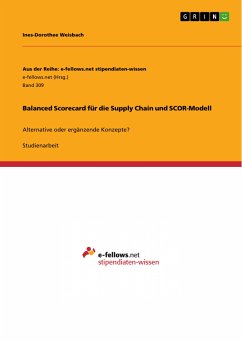 Balanced Scorecard für die Supply Chain und SCOR-Modell (eBook, PDF) - Weisbach, Ines-Dorothee