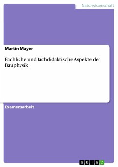 Fachliche und fachdidaktische Aspekte der Bauphysik (eBook, PDF)