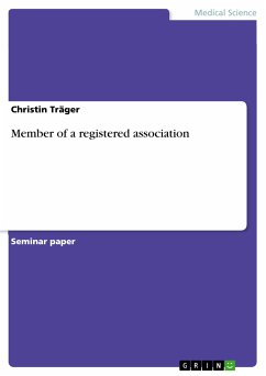 Member of a registered association (eBook, PDF) - Träger, Christin