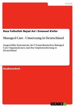 Managed Care - Umsetzung in Deutschland (eBook, PDF)