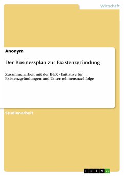 Der Businessplan zur Existenzgründung (eBook, PDF)