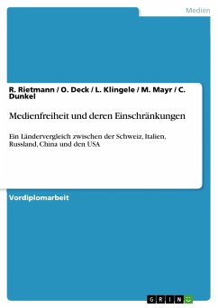 Medienfreiheit und deren Einschränkungen (eBook, PDF)