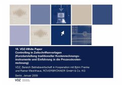 Cover Controlling in Zeitschriftenverlagen (Kurzdarstellung traditioneller Kostenrechnungsinstrumente und Einführung in die Prozesskostenrechnung) (eBook, PDF)
