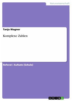 Komplexe Zahlen (eBook, PDF)
