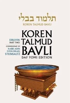 Koren Talmud Bavli, Vol 5: Tractate Eiruvin Part 2, Hebrew/English, Daf Yomi (B&w) - Steinsaltz, Adin Even-Israel
