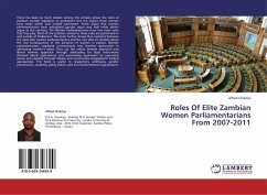 Roles Of Elite Zambian Women Parliamentarians From 2007-2011 - Chilufya, Alfred