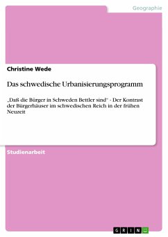 Das schwedische Urbanisierungsprogramm (eBook, PDF) - Wede, Christine