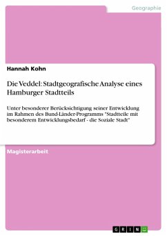 Cover Die Veddel: Stadtgeografische Analyse eines Hamburger Stadtteils (eBook, PDF)