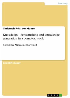 Knowledge - Sensemaking and knowledge generation in a complex world (eBook, PDF)