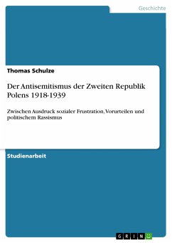 Der Antisemitismus der Zweiten Republik Polens 1918-1939 (eBook, PDF)