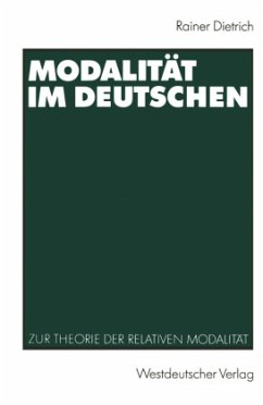 Modalität im Deutschen - Dietrich, Rainer