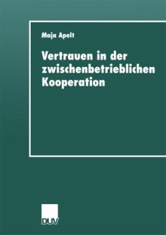 Vertrauen in der zwischenbetrieblichen Kooperation