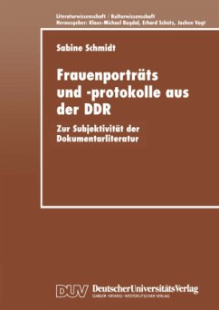 Frauenporträts und -protokolle aus der DDR