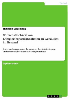 Wirtschaftlichkeit von Energieeinsparmaßnahmen an Gebäuden im Bestand (eBook, PDF) - Schillberg, Thorben