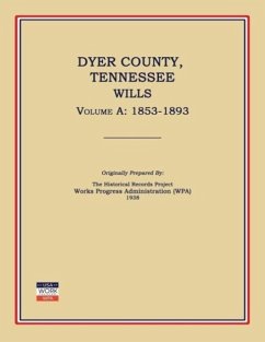 Dyer County, Tennessee, Wills, Volume a: 1853-1893