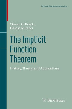 The Implicit Function Theorem (eBook, PDF) - Krantz, Steven G.; Parks, Harold R.