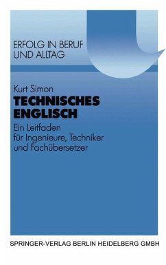 Technisches Englisch - Simon, Kurt