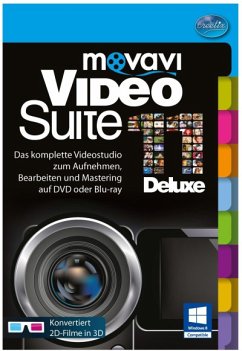 Cover movavi Video Suite 11 Deluxe - Das komplette Videostudio zum Aufnehmen, Bearbeiten und Mastering auf DVD oder Blu-ray!