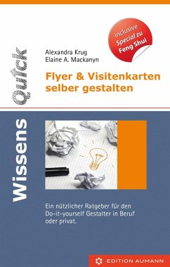 Cover WissensQuick. Flyer & Visitenkarten selber gestalten (eBook, PDF)